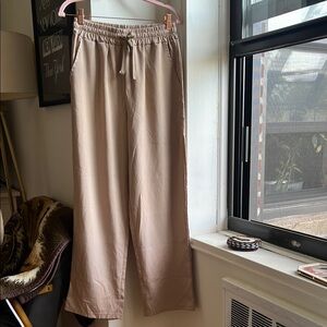 Stretchy wide leg Elastic Waistband Fit‎